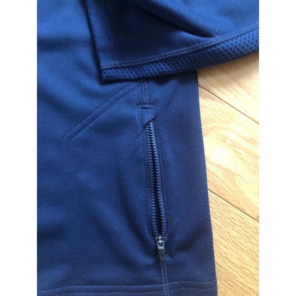 Nike Dri-Fit NCAA Georgetown Hoyas 1/4 Zip Pullover Size Medium Navy Blue - Picture 10 of 11